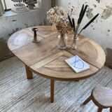 Maison Regain round elm table