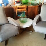 Pair of swivel armchairs from the 1950/60