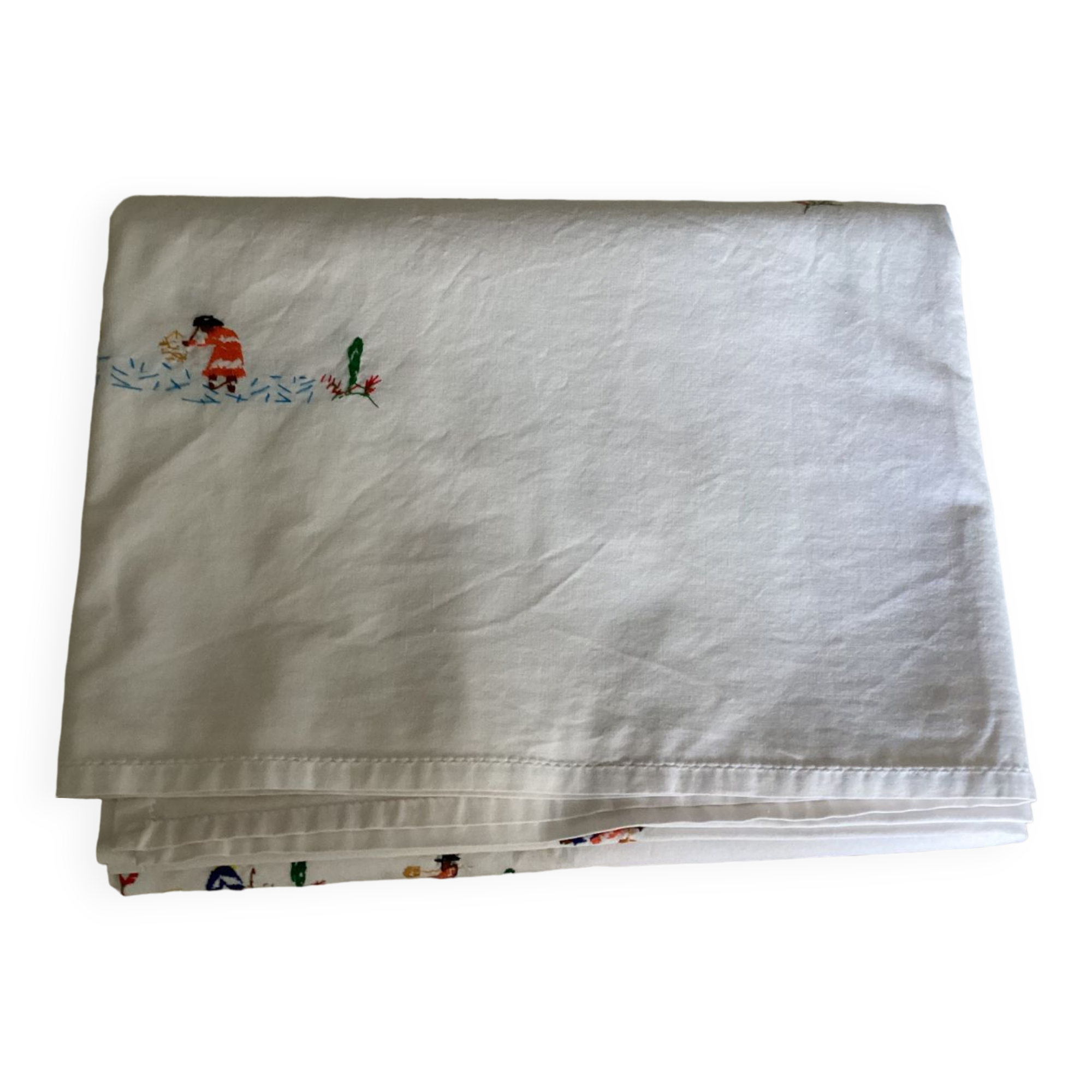 Large rectangular tablecloth