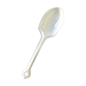 Old serving spoon in thick french porcelain