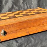 Old backgammon game
