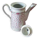 Flowered teapot, made in Korea.