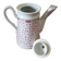 Flowered teapot, made in Korea.