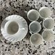 Service of 7 coffee cups + saucers in Limoges porcelain – Haviland –