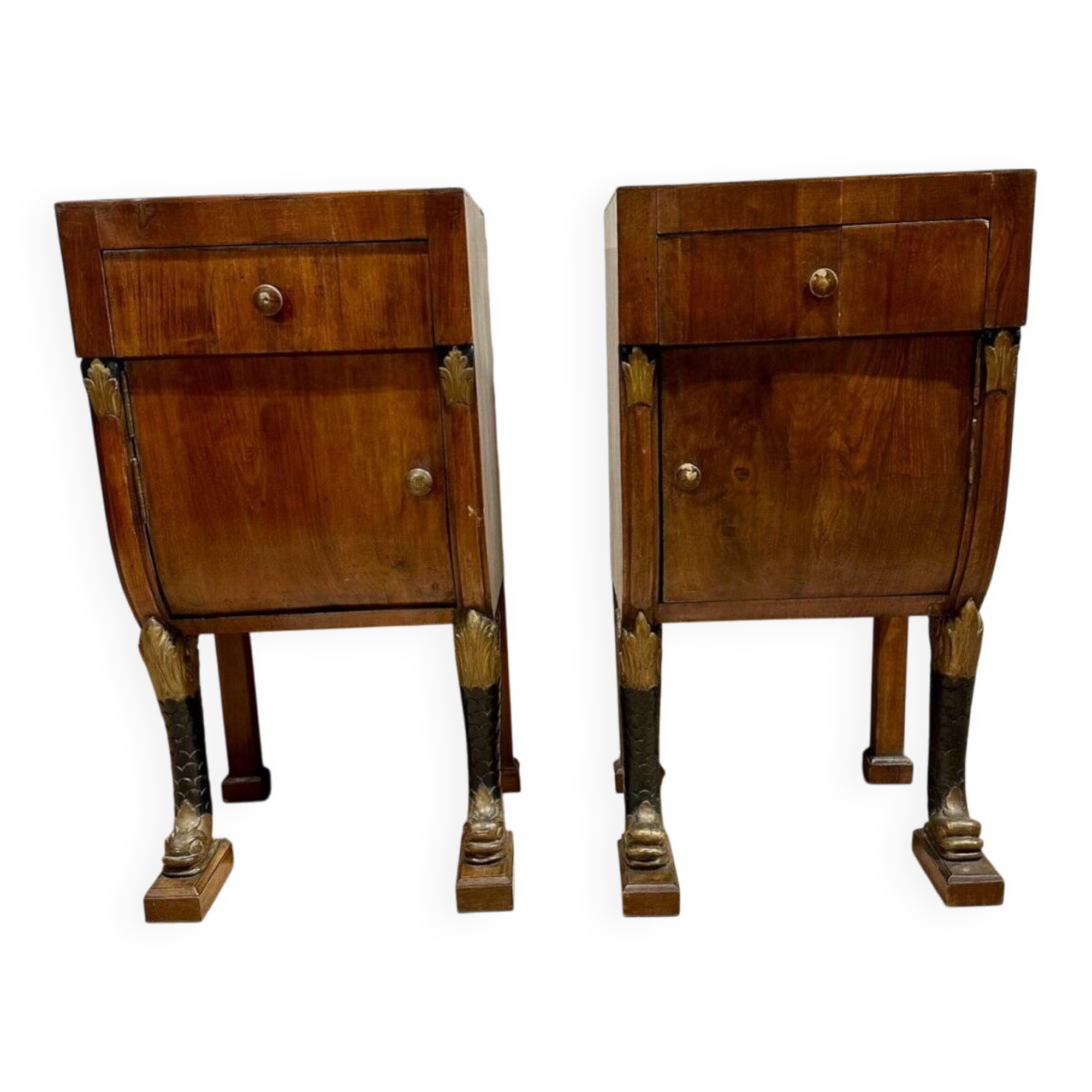 Pair of bedside cabinets
