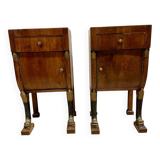 Pair of bedside cabinets