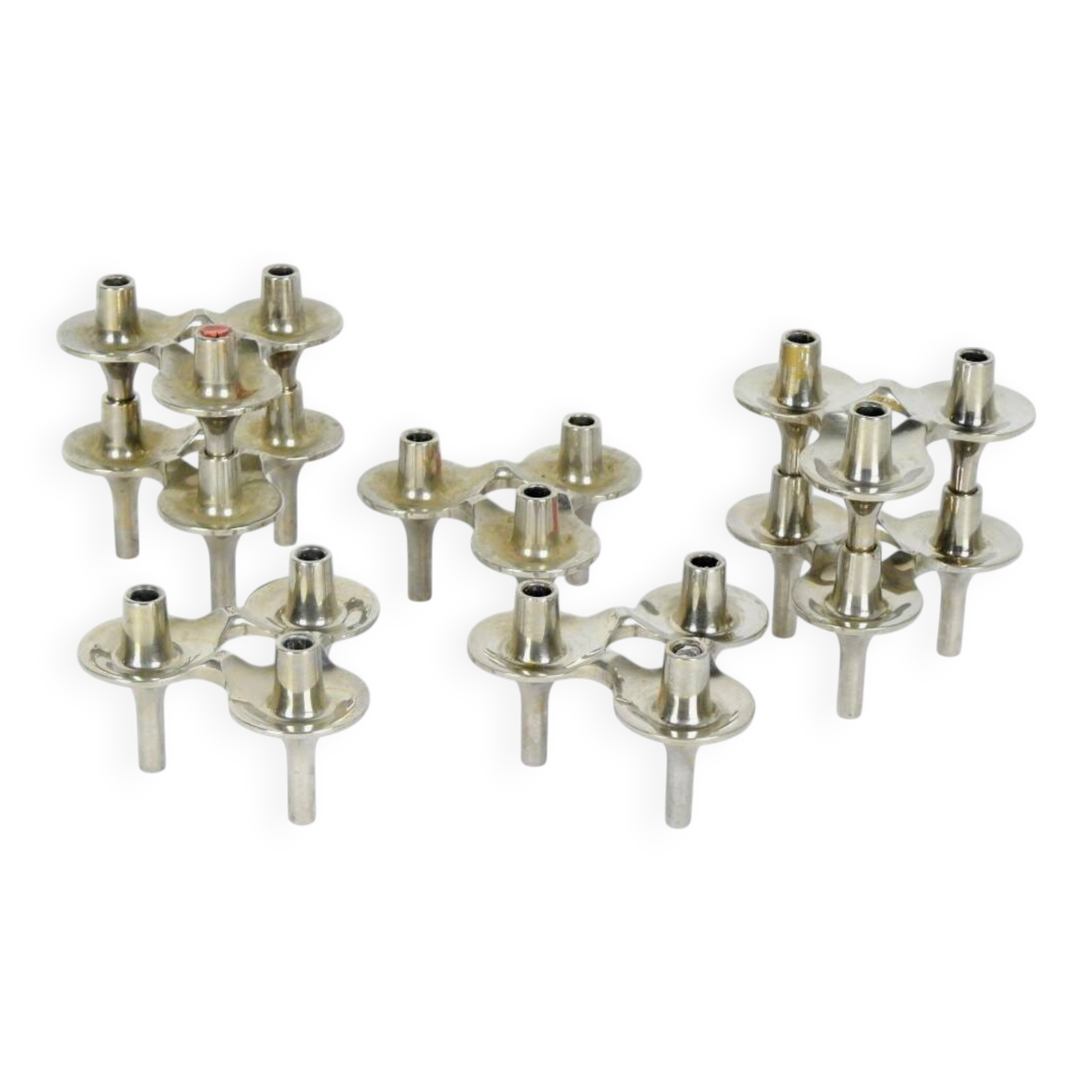 Set de 7 bougeoirs modulables Orion par Nagel BMF