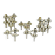 Set de 7 bougeoirs modulables Orion par Nagel BMF