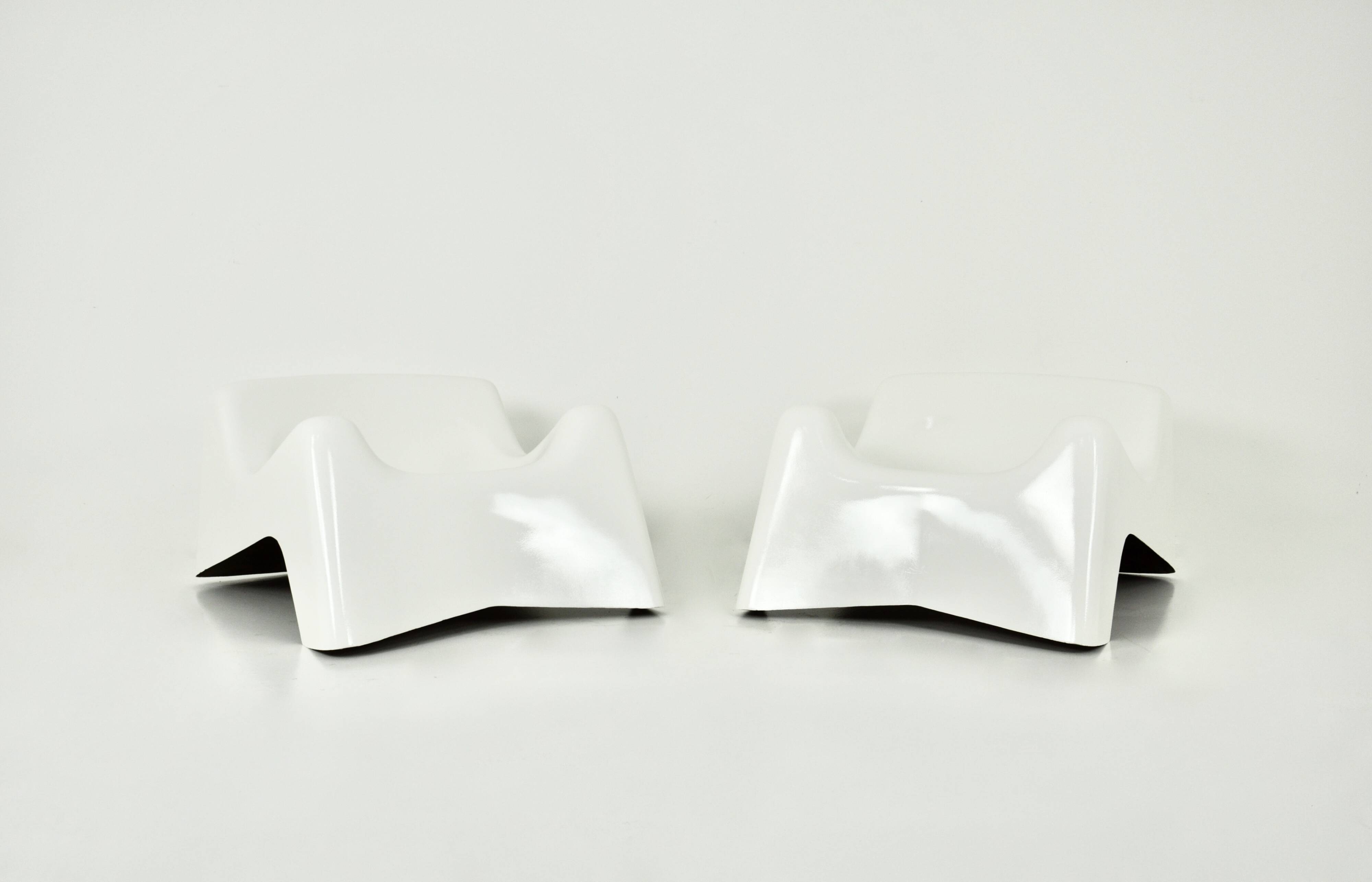 Fauteuils italiens, 1960s, ensemble de 2
