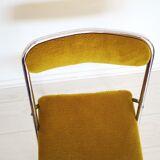 Chaise pliante chromé 70's
