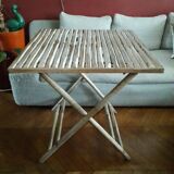 Bamboo folding table