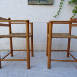 Pair of mulched chairs