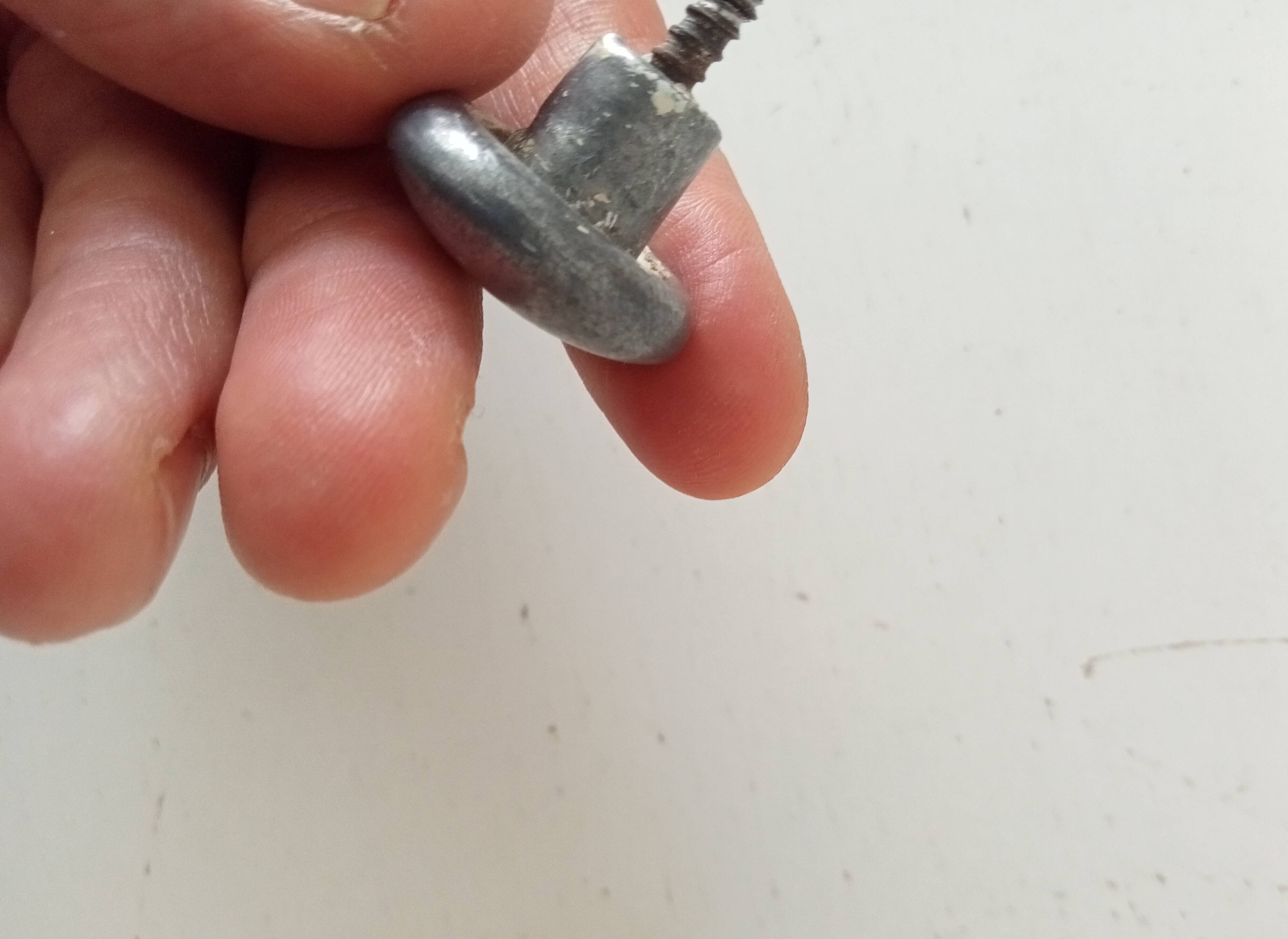 Pair of antique furniture knob handles