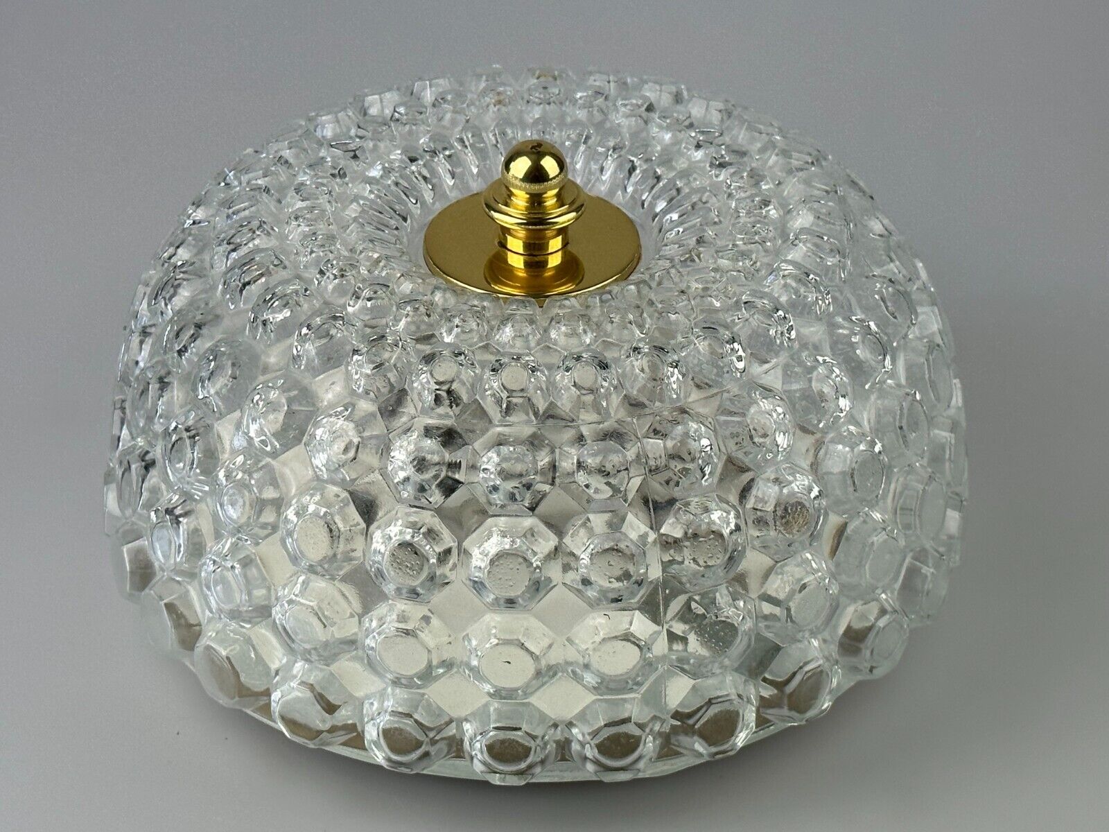 Ceiling light Glashütte Limburg Germany Space Age 60s
