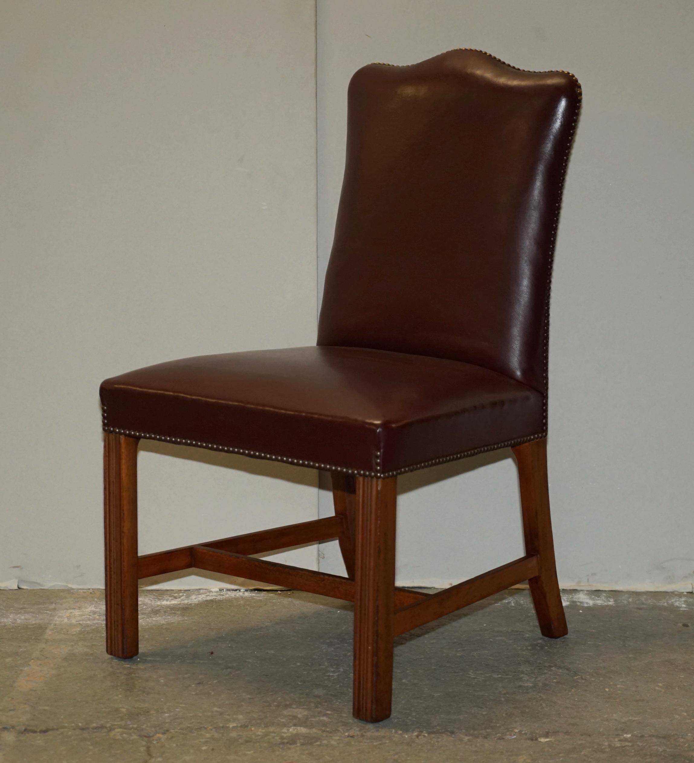 Pair of Spencer House leather office chairs