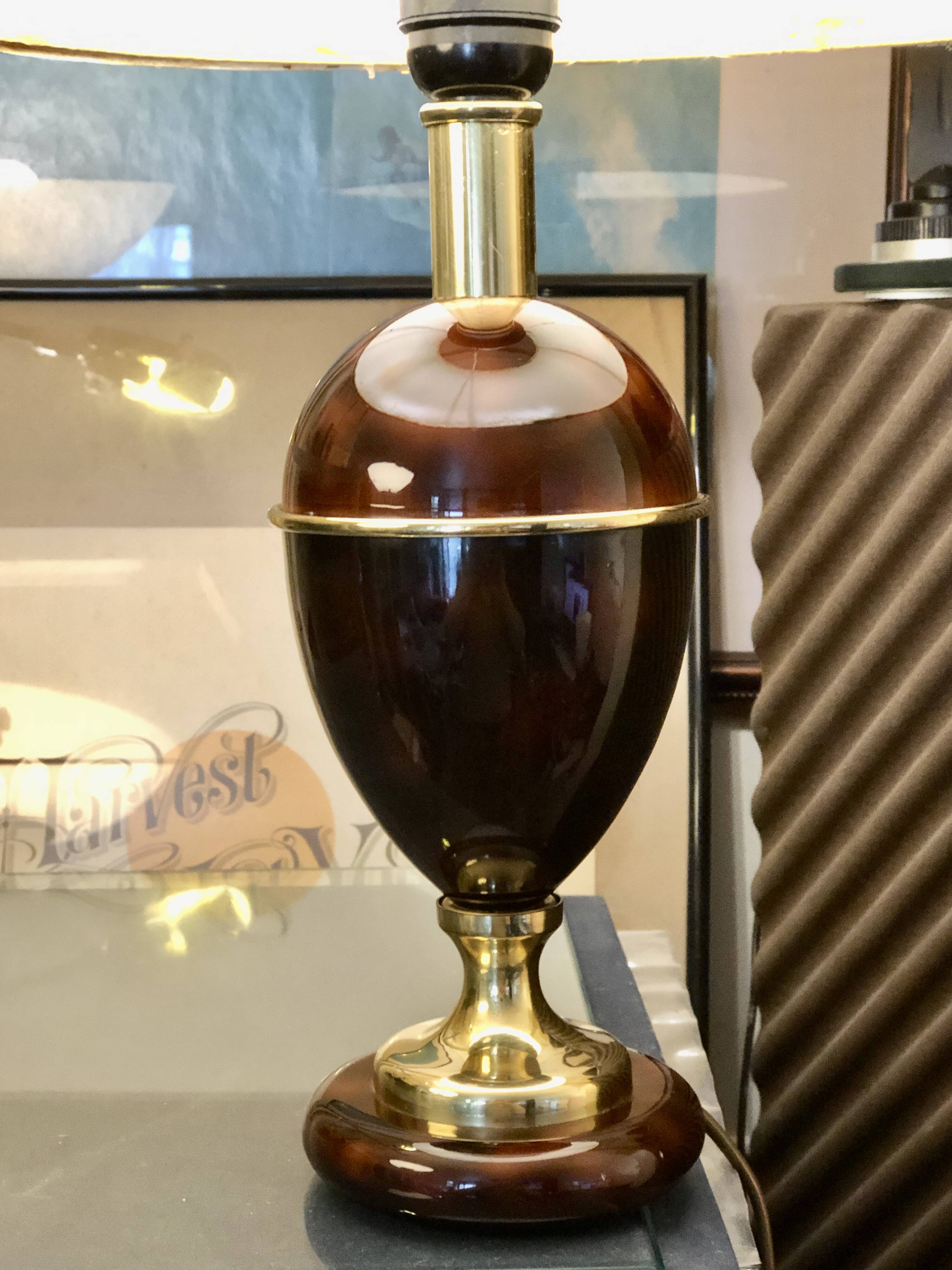 Beautiful brass lamp base