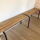 Former school bench from the 60s, adult model