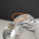 Val Saint Lambert crystal vase, signed