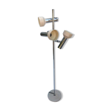 Floor lamp in metal and spots cream