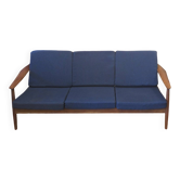 Arne Vodder for France and Sohn FD 164 3-seater teak sofa, Denmark 1960s