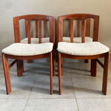 Set of 4 Danish chairs, 60s teak