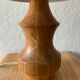 Pied de lampe en bois