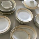Set of 6 flat plates Lunéville