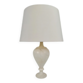 Lampe de table mère en forme d'amphore en albâtre par Nelson Bloncourt, années 1960.
