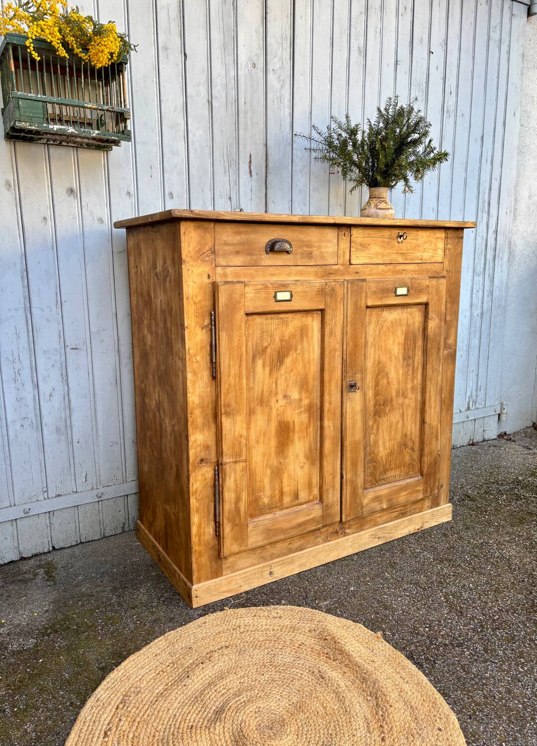 Antique solid wood sideboard