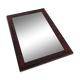 Miroir dans cadre acajou, 82x118cm