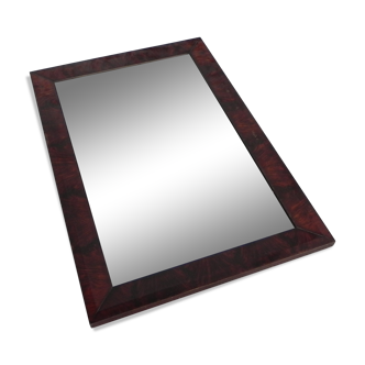 Mirror in mahogany frame, 82x118cm