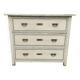 4-drawer chest of drawers with yellow and green patina by a local artist