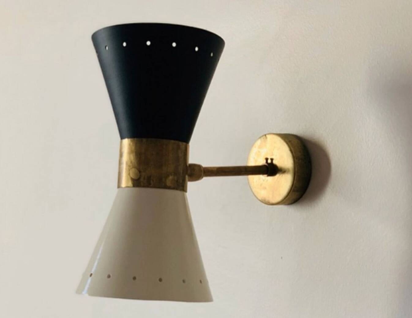 Diabolo wall light Black & White