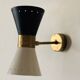 Diabolo wall light Black & White