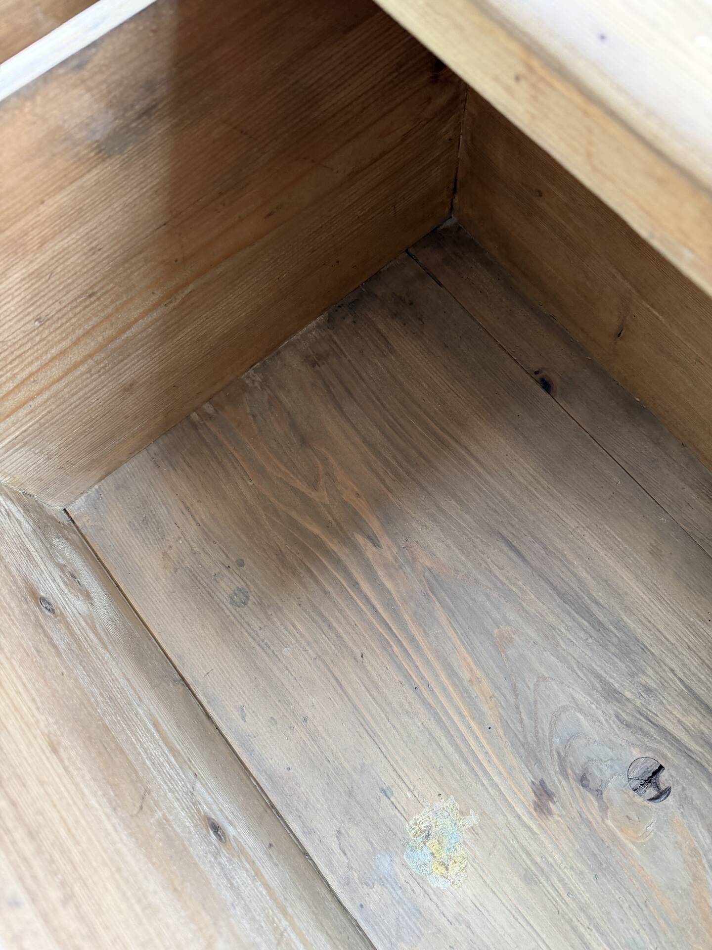 1950s pine workshop furniture 175cm