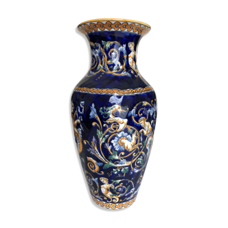 Gien earthenware vase