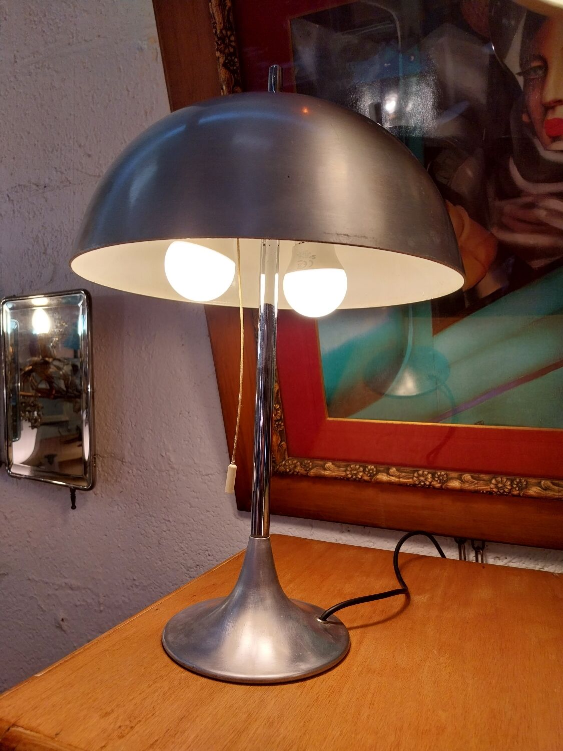 Mushroom lamp 70s