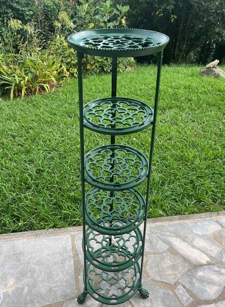 Support for 6 shelves for pots and pans, vegetable baskets, Vintage – Fo