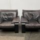 Brutalist German postmodern lounge chairs and sofa by Rolf Benz for Musterring, 1990s, set of 3.