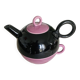 Selfish teapot and its cup