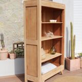 Vintage compass foot bookcase