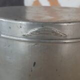 Vintage bowl aluminum ration box