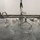 Extra Large Murano Glass Bubble Chandelier / Flushmount, Italy, 1980s