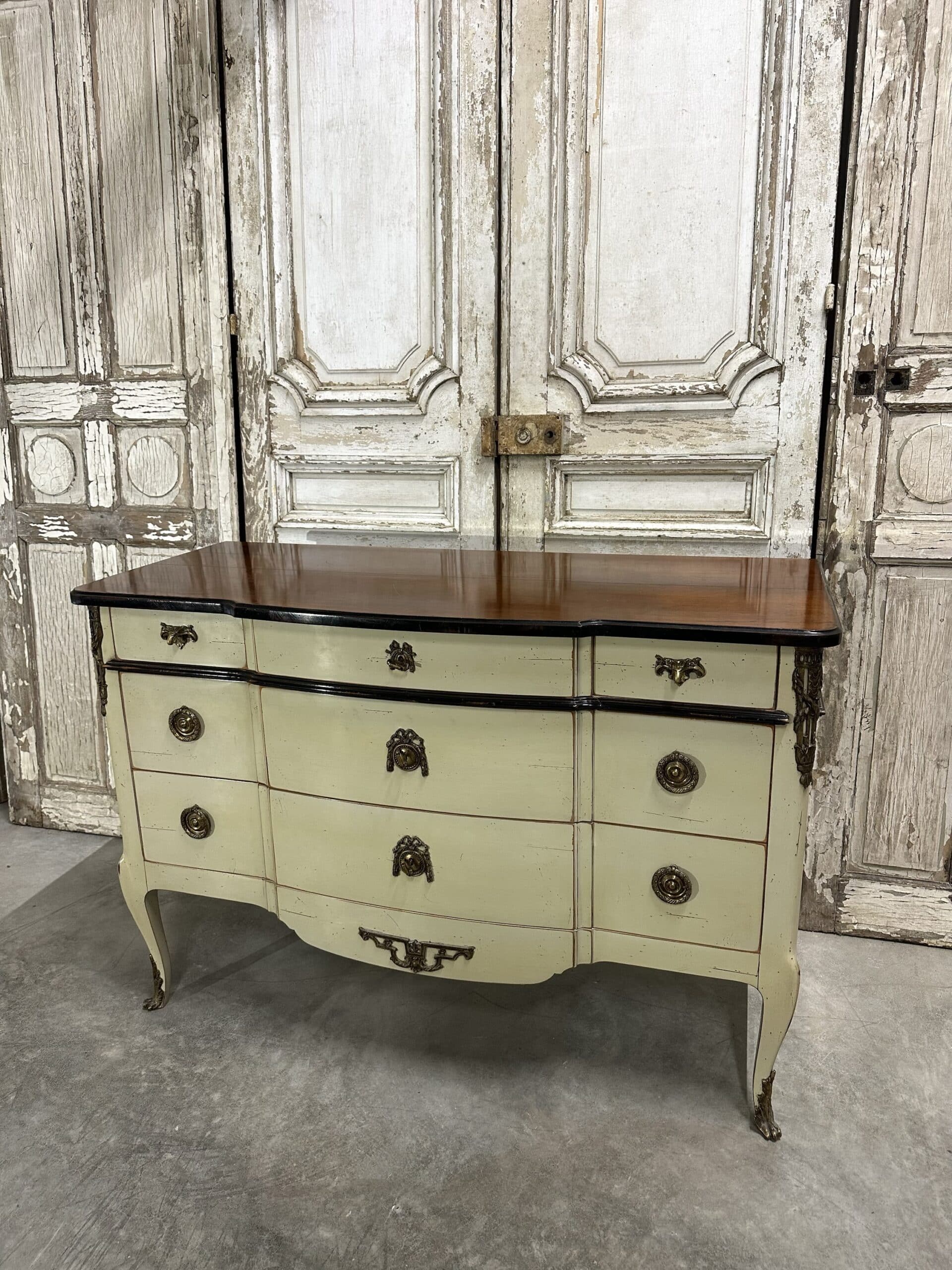 Transitional style commode painted circa 1980