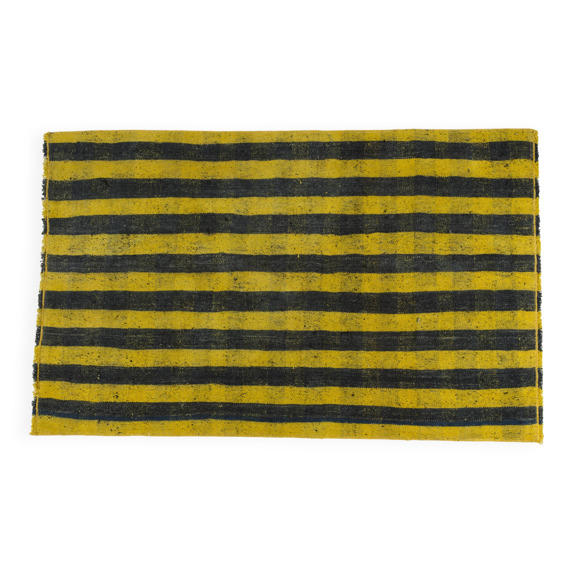 Vintage Stripe Wool Kilim Rug