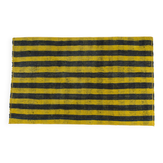 Vintage Stripe Wool Kilim Rug