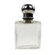 Art Deco hip flask, crystal, France, 1930s