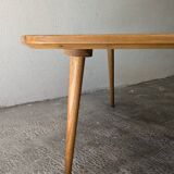 Table basse tripode forme libre, Charles Ramos, France, 1950