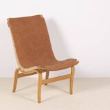 1 fauteuil lounge « Eva » de Bruno Mathsson, Suède des années 1960