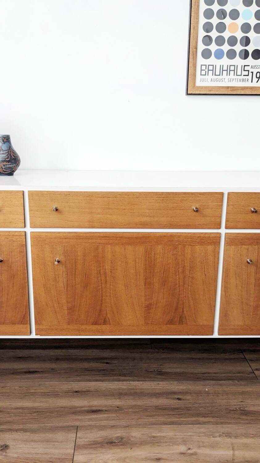 Vintage sideboard with 3 doors and 3 drawers